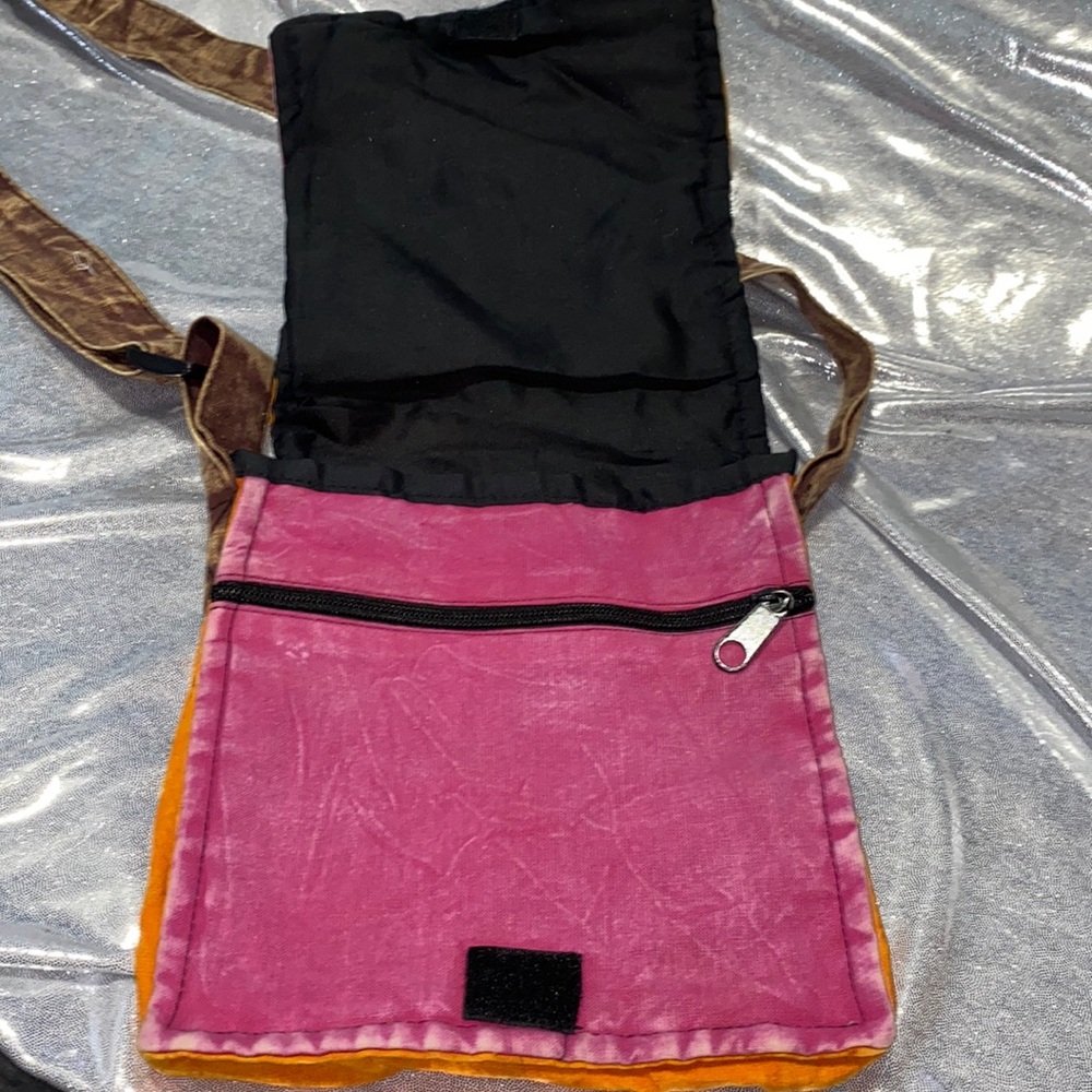 Assorted Patchwork Messenger Crossbody Boho Bag P… - image 3